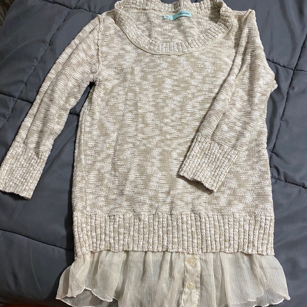 Tan sweater